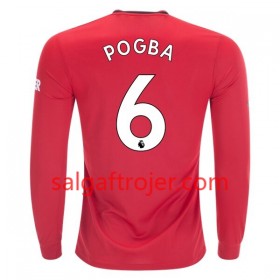 Manchester United Fodboldtrøjer Paul Pogba 6 Hjemmebanesæt 2019/20 Langærmet